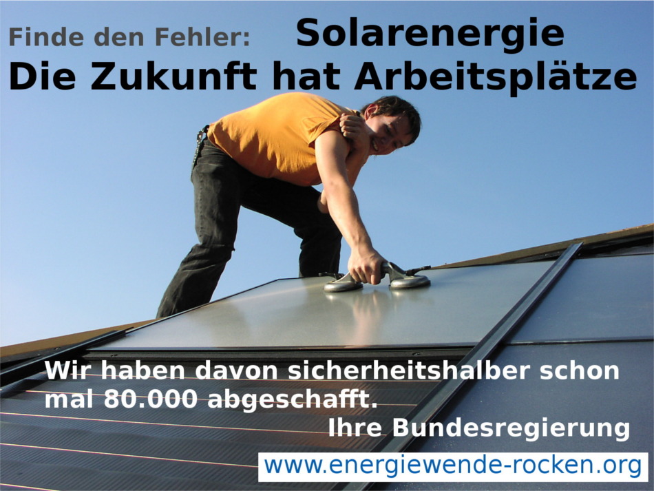 FridaysForFuture bitte übernehmen – solare Revolution für Deutschland und die Welt
