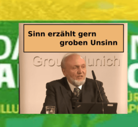 Hans-Werner Sinn gilt wissenschaftlich als widerlegt