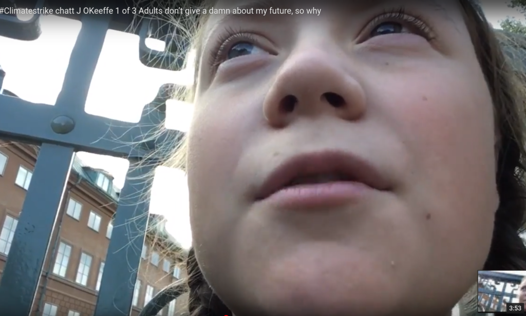 Erstes Video mit Greta Thunberg, interviewt von Janine O'Keeffe