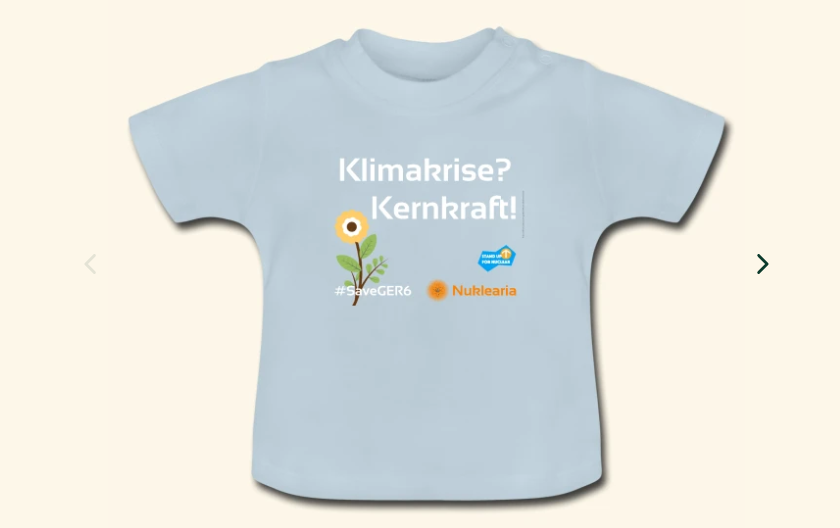Baby-T-Shirt Atomlobby Nuklearia