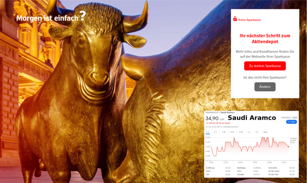 Was hat der Finanzmarkt mit Klima zu tun? Saudi Aramco