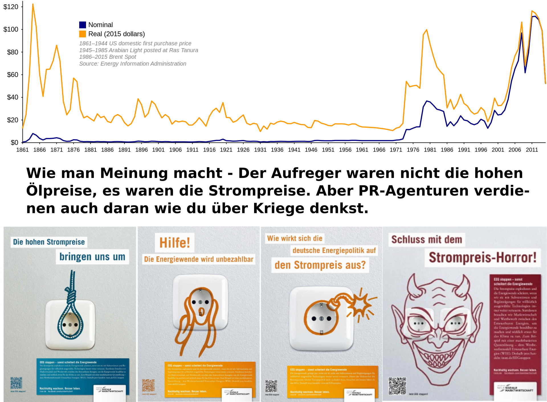 Wie man Meinung macht - wenn du nicht ganz das "richtige" denkst, kein Problem, wir korrigieren das.