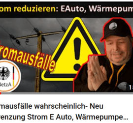 Stromausfälle wahrscheinlich, durch die Politik der Grünen - etzt fängt das grüne Desaster an – Nun stellen uns die Grünen den Strom ab