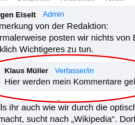 Geht es noch dümmer - nein dümmer geht's nimmer
