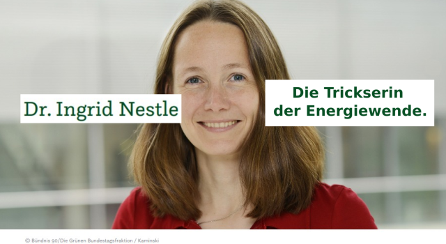 Ingrid Nestle die Trickserin der Energiewende x
