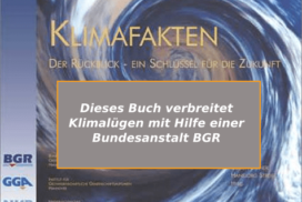 Lügen mit Hilfe des BGR - Klimafakten das Klimalügenbuch