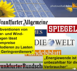 Ist die Energiewende unbezahlbar aus einem Vortrag von Tina Ternus 2016. Wie die Energiewende organisiert diskreditiert wurde.
