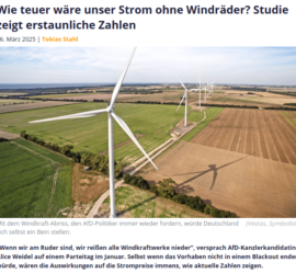 Was würde denn passieren, wenn wir alle Windräder abschalten?