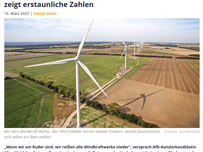 Was würde denn passieren, wenn wir alle Windräder abschalten?